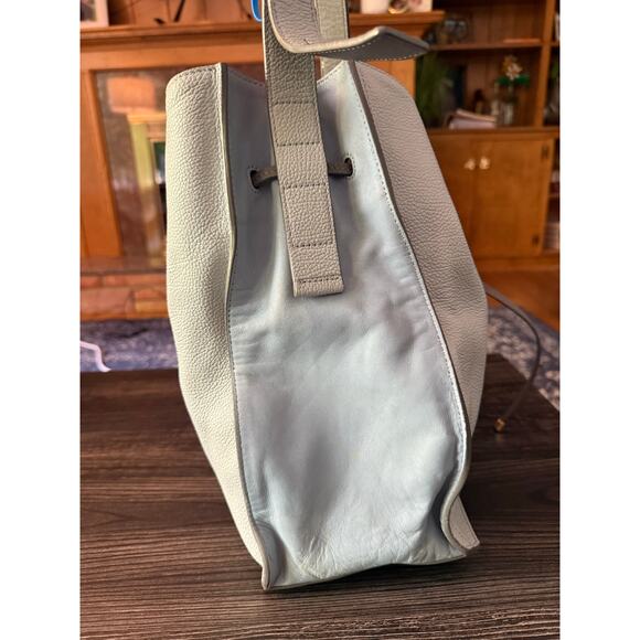 MCM Hobo Leather Multi-Blue Shoulder Bag w/ Adjustable Strap - Picture 9 of 11